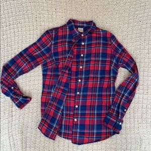 J. Crew flannel, size small